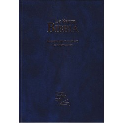 Bibbia da Studio Thompson Rigida, Blu 