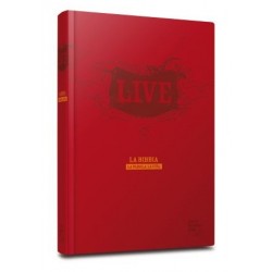Bibbia Live in Similpelle Rossa